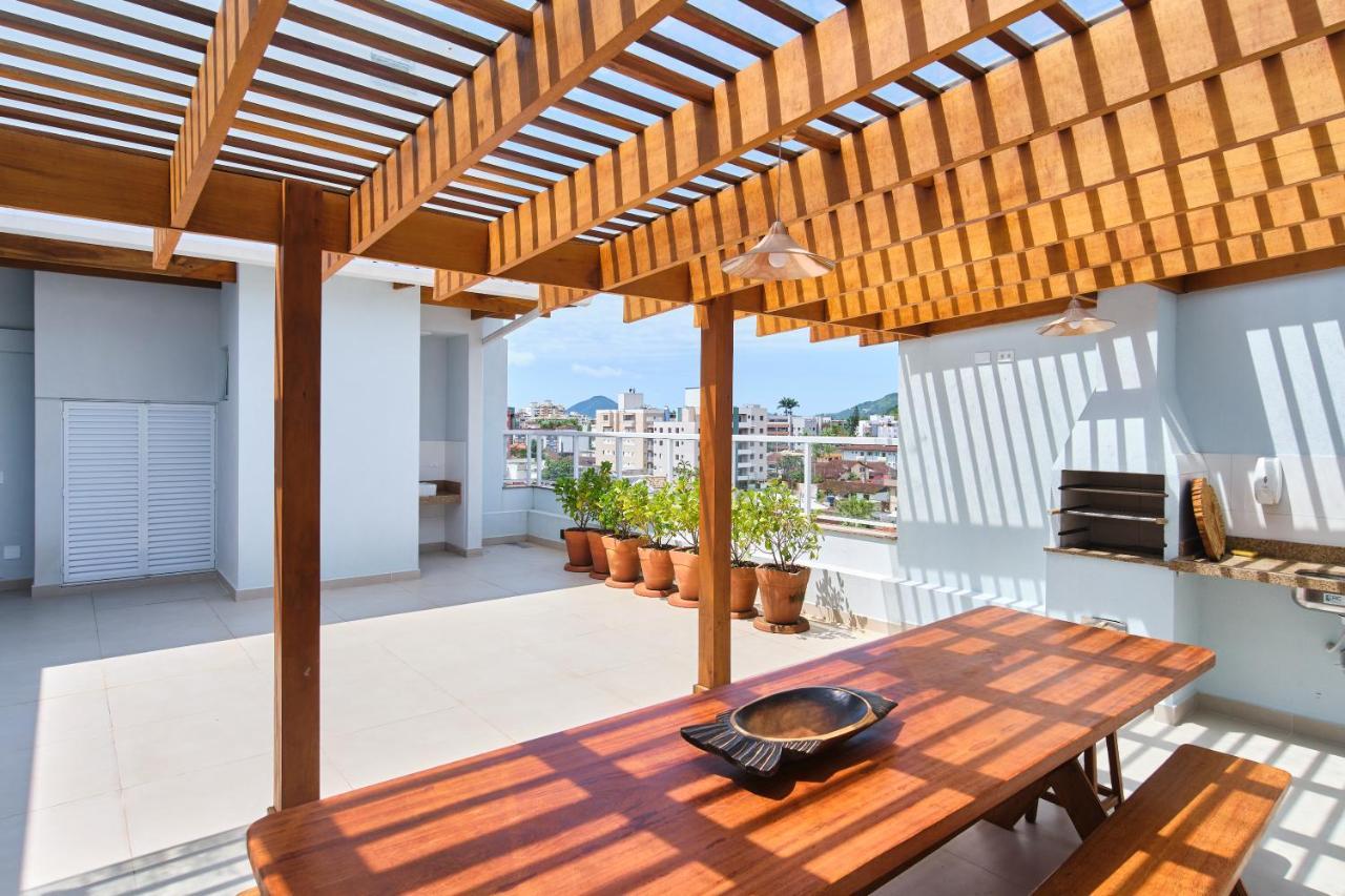 Orla Ubatuba 300 Metros - Ar Condicionado, Varanda Gourmet Extérieur photo