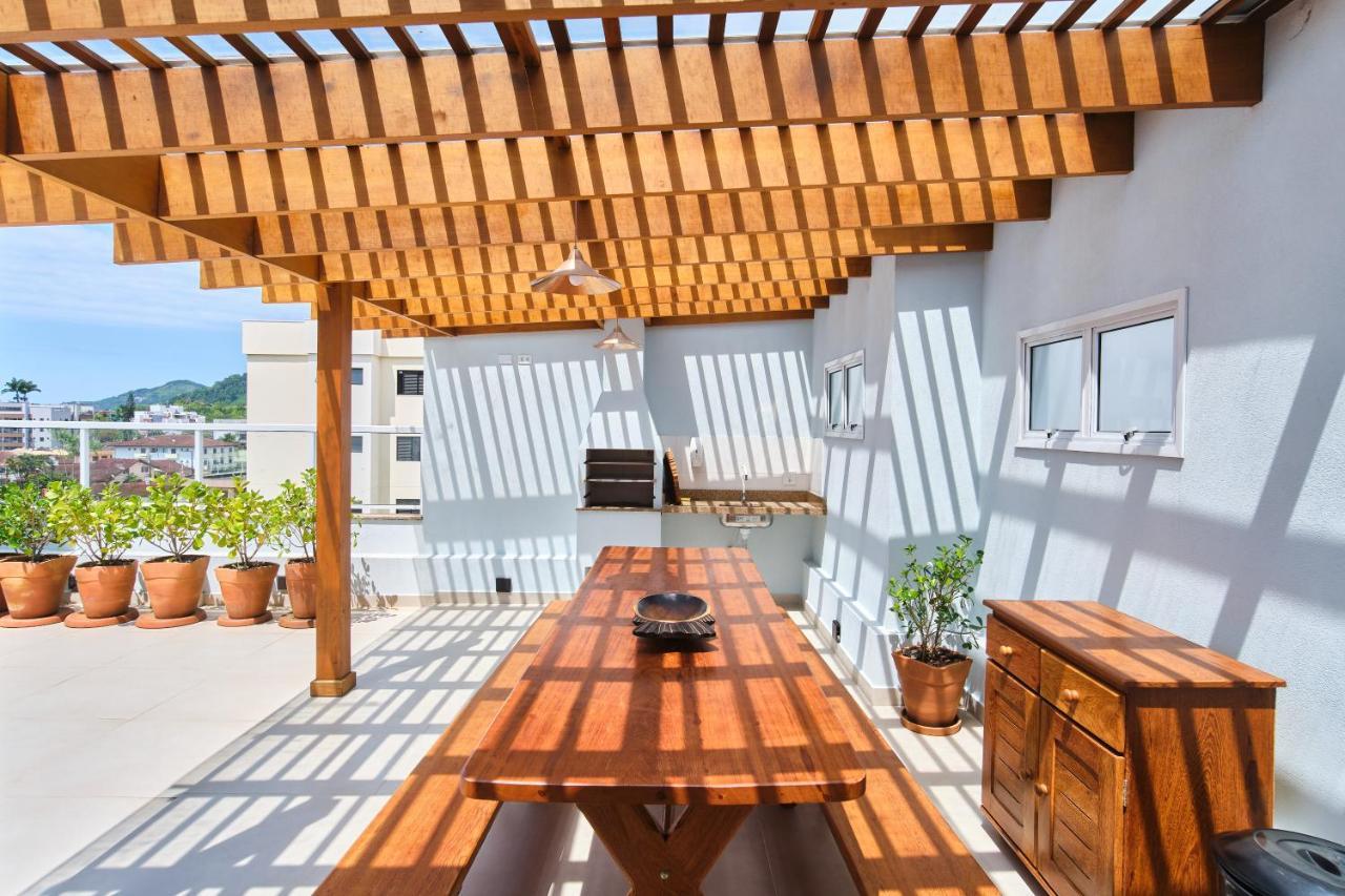 Orla Ubatuba 300 Metros - Ar Condicionado, Varanda Gourmet Extérieur photo