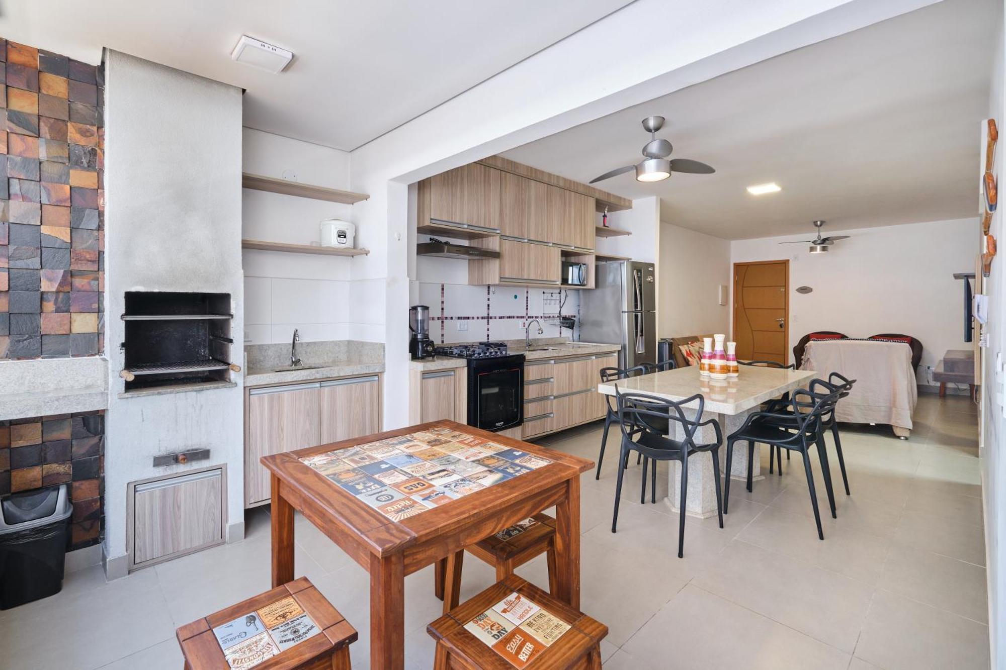 Orla Ubatuba 300 Metros - Ar Condicionado, Varanda Gourmet Extérieur photo