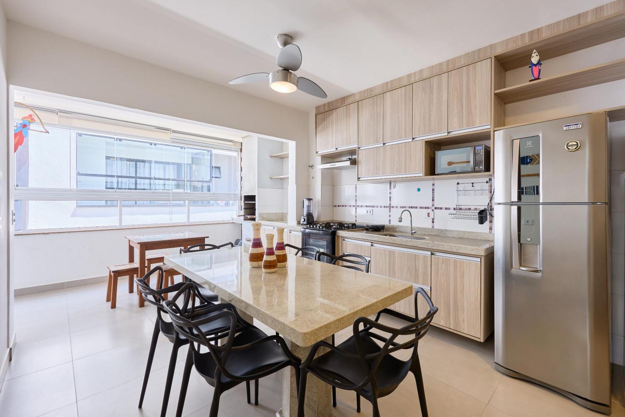 Orla Ubatuba 300 Metros - Ar Condicionado, Varanda Gourmet Extérieur photo